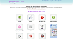 Desktop Screenshot of bloomivf.com