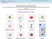 Tablet Screenshot of bloomivf.com